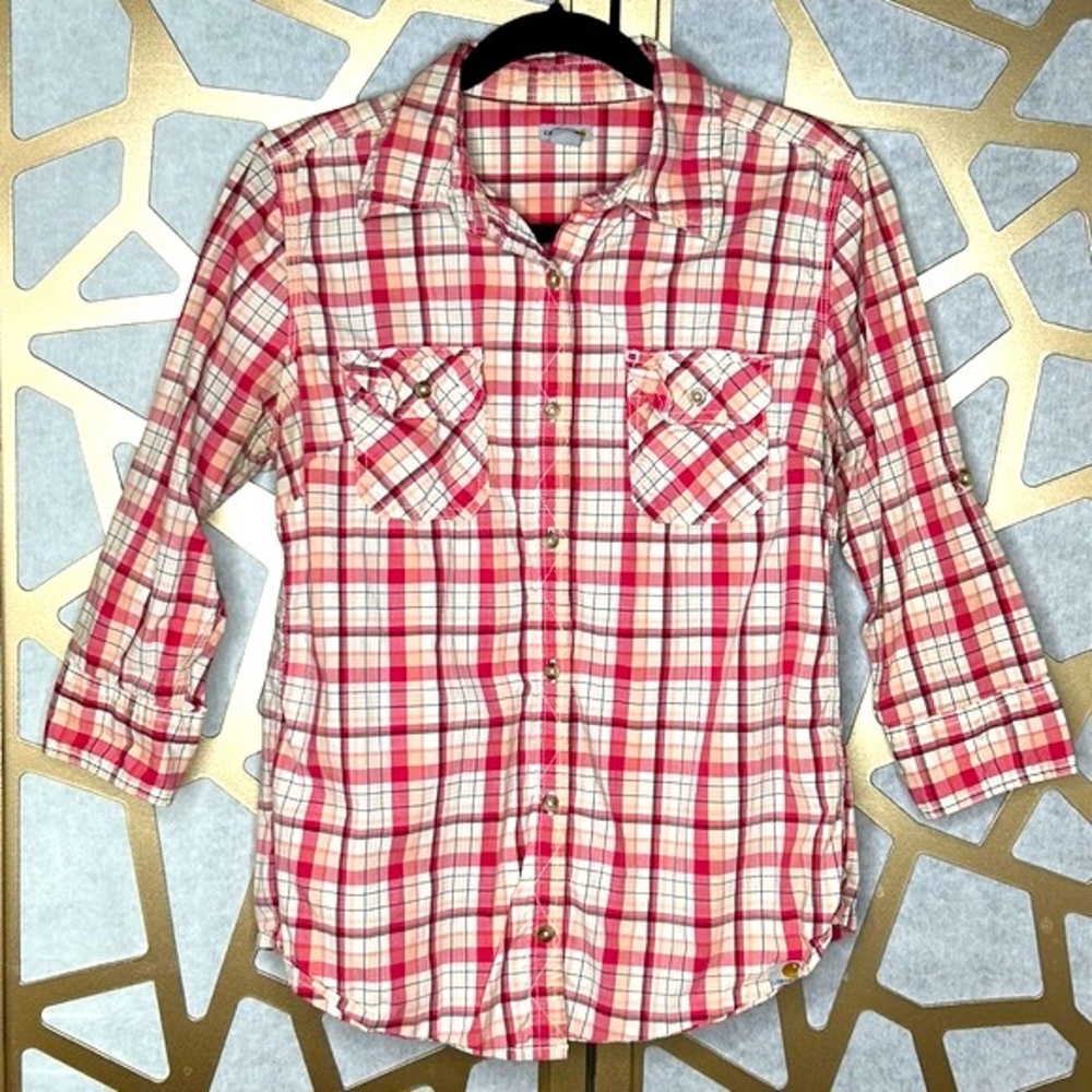 Carhartt Plaid Button Down Shirt – Women’s Size S (4/6) - Picture 2 of 9